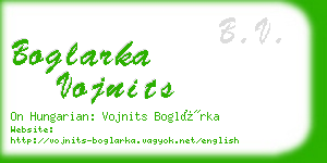 boglarka vojnits business card